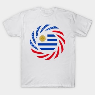 Uruguayan American Multinational Patriot Flag T-Shirt